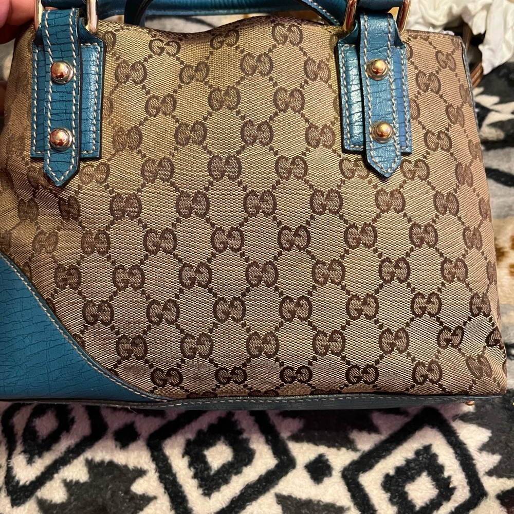 Gucci Vintage GG Hasler Web Horsebit Bag COA* Tote - Picture 4 of 17